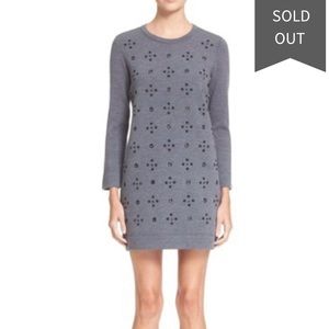 Marc by Marc Jacobs Anja Grommet Wool Blend Sweater Dress